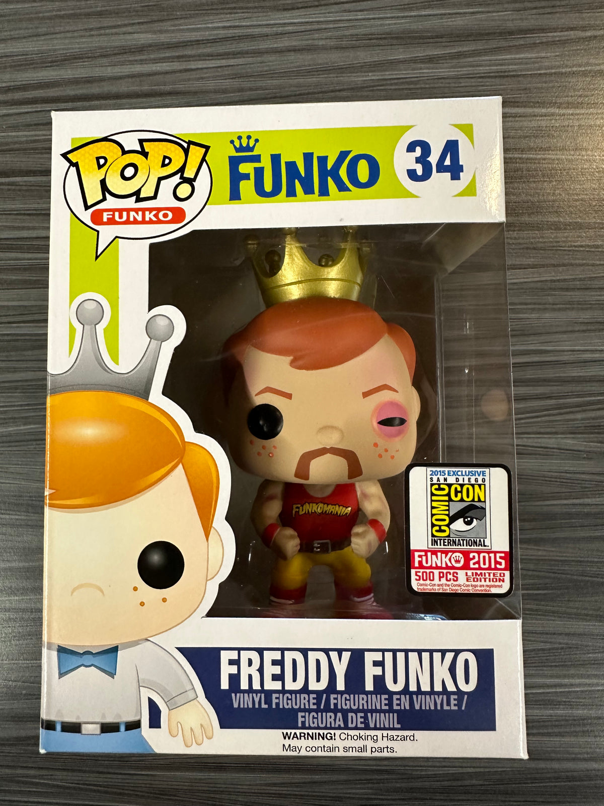 Funko POP! Freddy Funko As Hulk Hogan (Injured)(2015 SDCC)(500 PCS) #3 —  The Pop Plug