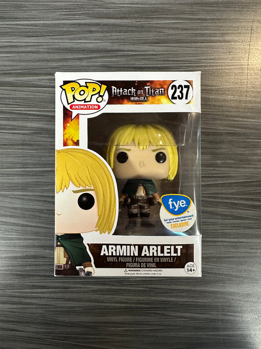 Funko POP! Animation: Attack On Titan - Armin Arlelt (FYE)(Damaged Box) #237