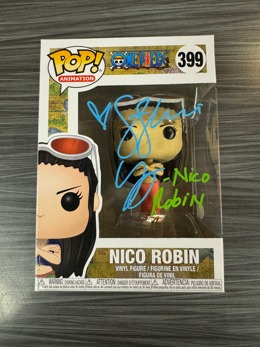 Funko POP! Animation: One Piece - Nico Robin (Signed/Stephanie Young/JSA)[C] #399