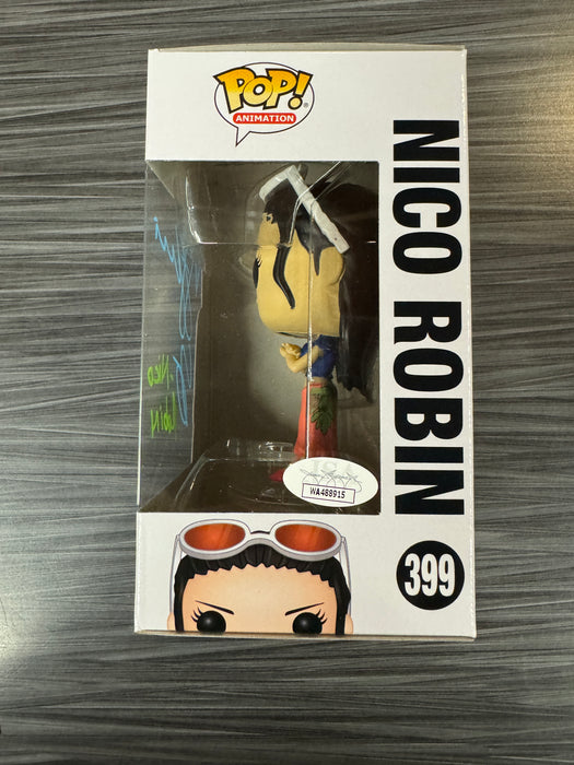 Funko POP! Animation: One Piece - Nico Robin (Signed/Stephanie Young/JSA)[C] #399