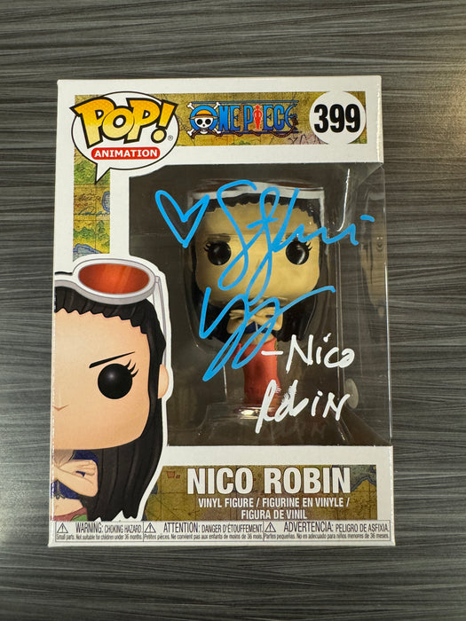 Funko POP! Animation: One Piece - Nico Robin (Signed/Stephanie Young/JSA)[D] #399