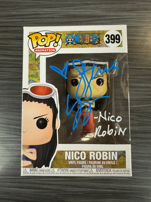 Funko POP! Animation: One Piece - Nico Robin (Signed/Stephanie Young/JSA)[E] #399