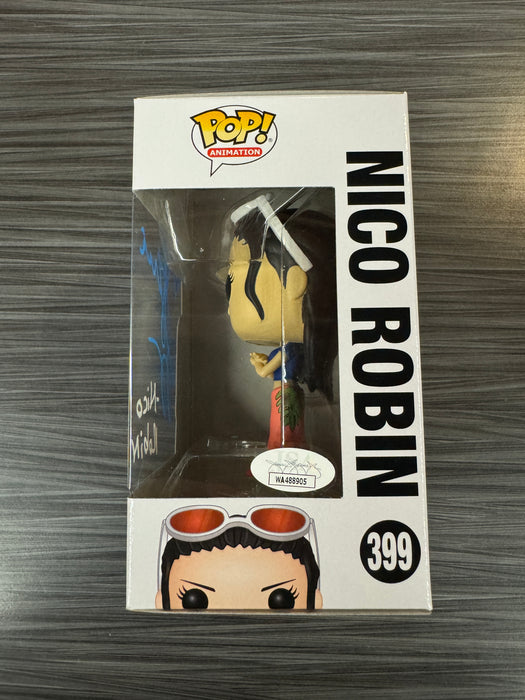 Funko POP! Animation: One Piece - Nico Robin (Signed/Stephanie Young/JSA)[E] #399