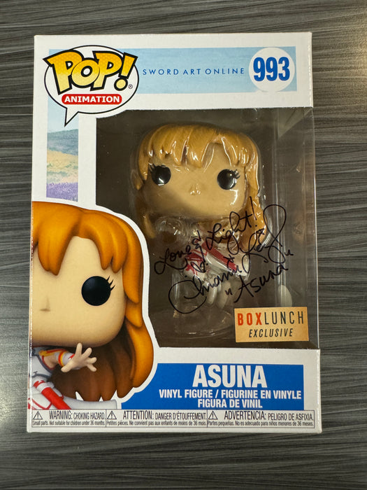 Funko POP! Animation: Sword Art Online - Asuna (Box Lunch)(Signed/Cherami Leigh/JSA) #993