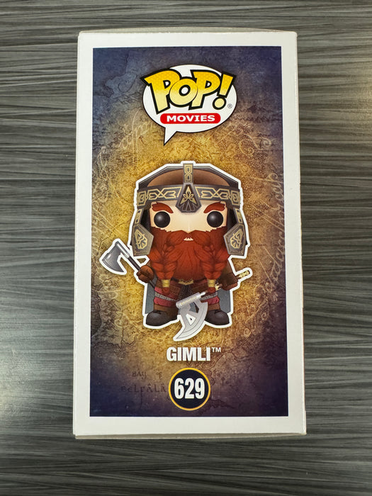 Funko POP! Movies: The Lord Of The Rings - Gimli (Signed/John Rhys-Davies/JSA)[A] #629