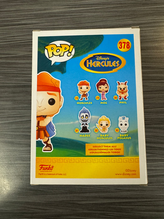 Funko POP! Disney: Hercules (GiTD)(CHASE)(Signed/Tate Donovan/JSA) #378