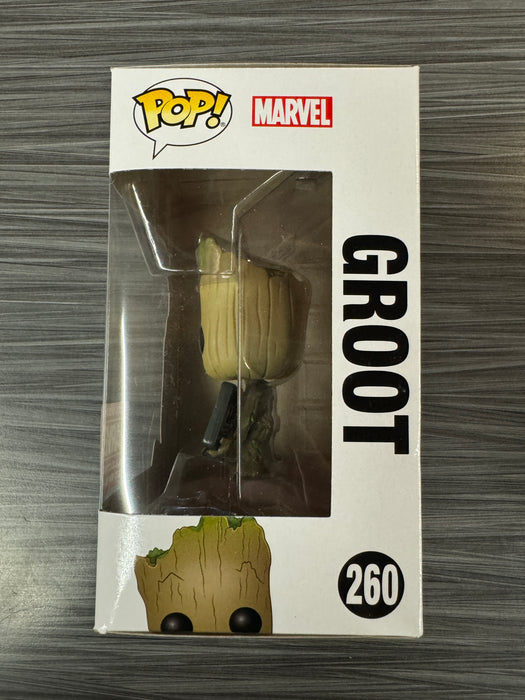 Funko POP! Guardians of The Galaxy 2 - Groot [Mix Tape] (Collector Corps)(Damaged Box) #260