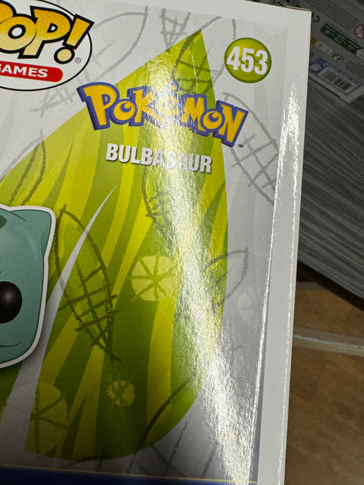 Funko POP! Games: Pokemon - Bulbasaur (Flocked)(2020 ECCC)(Damaged Box) [A] #453