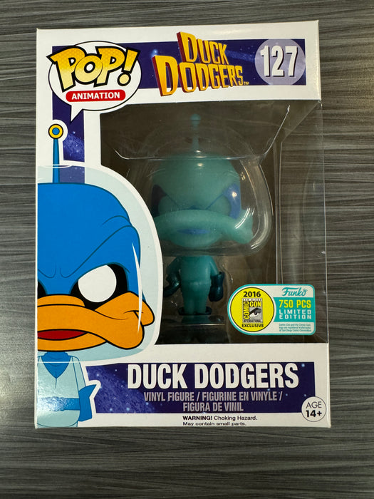 Funko POP! Animation: Duck Dodgers [Blue Gamma] (GiTD) (2016 SDCC)(750 PCS)(Damaged Box) #127