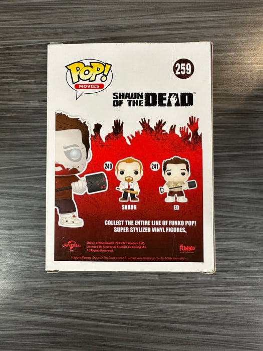 Funko POP! Movies: Shaun of The Dead - Ed (Fugitive Toys)(Damaged Box) #259