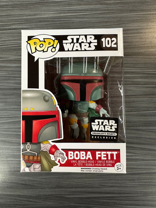 Funko POP! Star Wars: Boba Fett (Smuggler's Bounty Exclusive)(Damaged Box)[B] #102