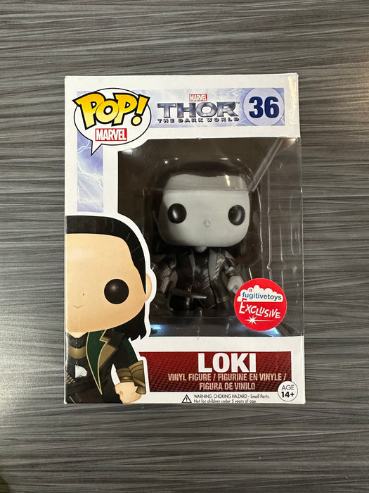 Funko POP! Marvel: Thor The Dark World - Loki (Fugitive Toys)(Damaged Box)[A] #36