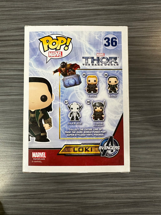 Funko POP! Marvel: Thor The Dark World - Loki (Fugitive Toys)(Damaged Box)[A] #36