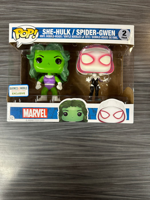 Funko POP! Marvel: She-Hulk / Spider-Gwen (B&N)(Damaged Box) [2-Pack]