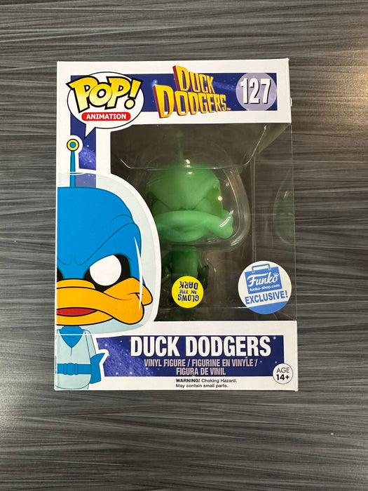 Funko POP! Animation: Duck Dodgers - Duck Dodgers (GiTD)(Funko)(Damaged Box) #127