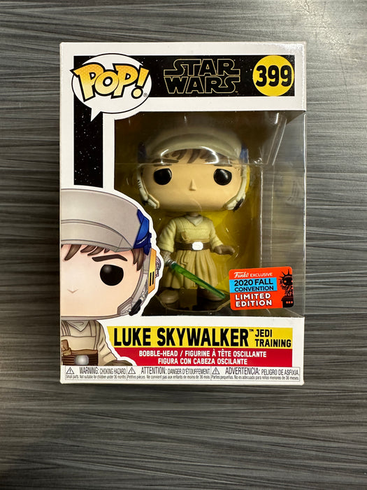 Funko POP! Star Wars: Luke Skywalker[Jedi Training](2020 Fall Convention)(Damaged Box) [D] #399