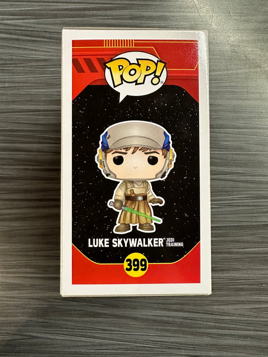 Funko POP! Star Wars: Luke Skywalker[Jedi Training](2020 Fall Convention)(Damaged Box) [D] #399