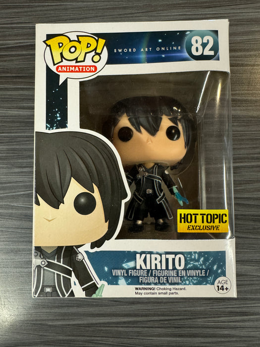 Funko POP! Animation: Sword Art Online - Kirito (Hot Topic)(Damaged Box) #82