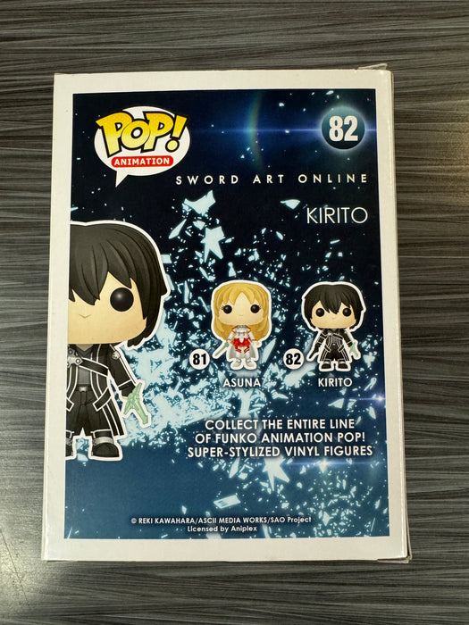 Funko POP! Animation: Sword Art Online - Kirito (Hot Topic)(Damaged Box) #82