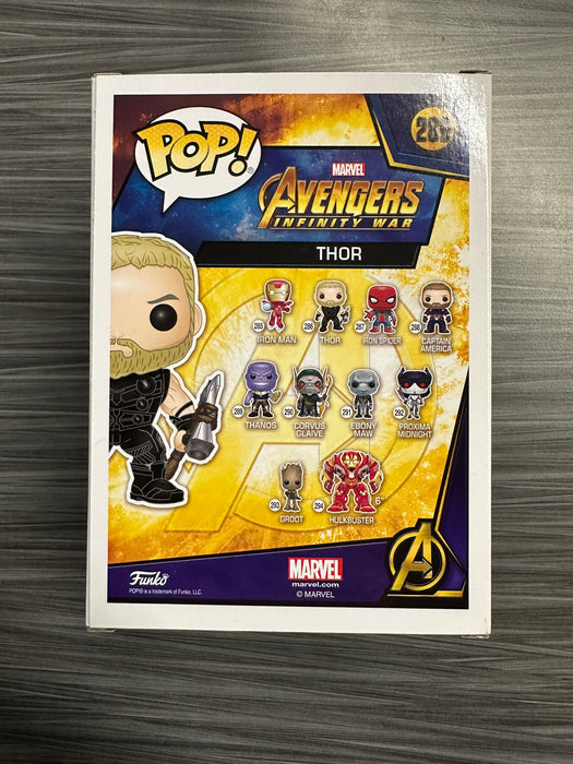 Funko POP! Marvel: Avengers Infinity War - Thor (GiTD)(Asia Exclusive)(Damaged Box)[B] #286