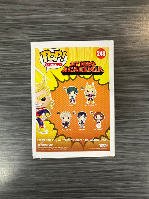 Funko POP! Animation: My Hero Academia - All Might (GiTD)(2017 Funimation)(Damaged Box) [2019 Release][B] #248