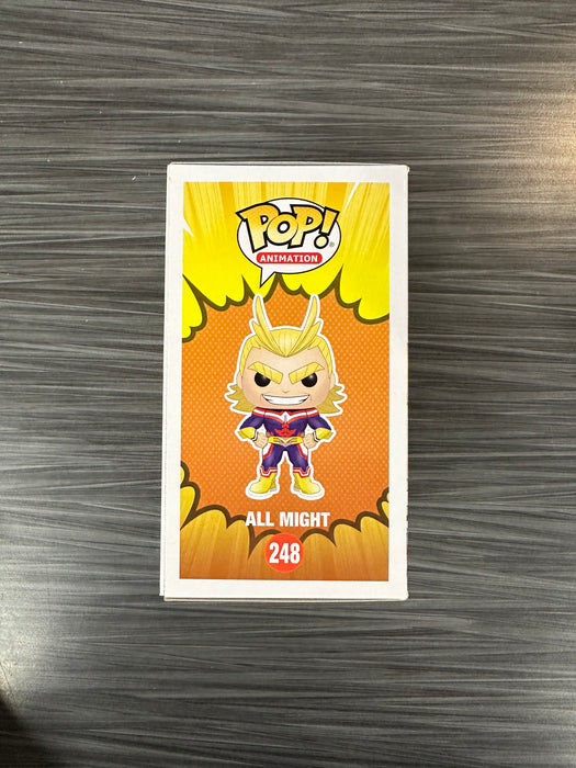 Funko POP! Animation: My Hero Academia - All Might (GiTD)(2017 Funimation)(Damaged Box) [2019 Release][B] #248