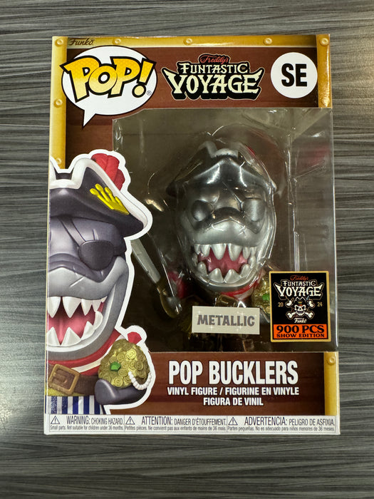 Funko POP! Funtastic Voyage: Pop Bucklers [Metallic](Show Edition/ 900 PCS)(Damaged Box)[A] #SE