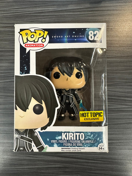 Funko POP! Animation: Sword Art Online - Kirito (Hot Topic)(Damaged Box) #82