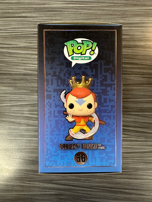 Funko POP! Digital: Avatar The Last Airbender - Freddy Funko As Aang (NFT Release)(4160 PCS)(Damaged Box) #56