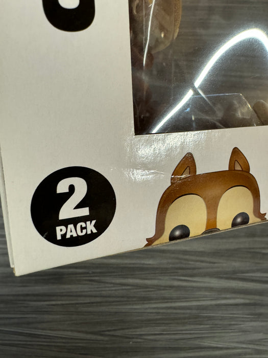 Funko POP! Disney: Chip and Dale  [2-Pack] (Flocked)(2017 SDCC)(Damaged Box)[2-Pack]