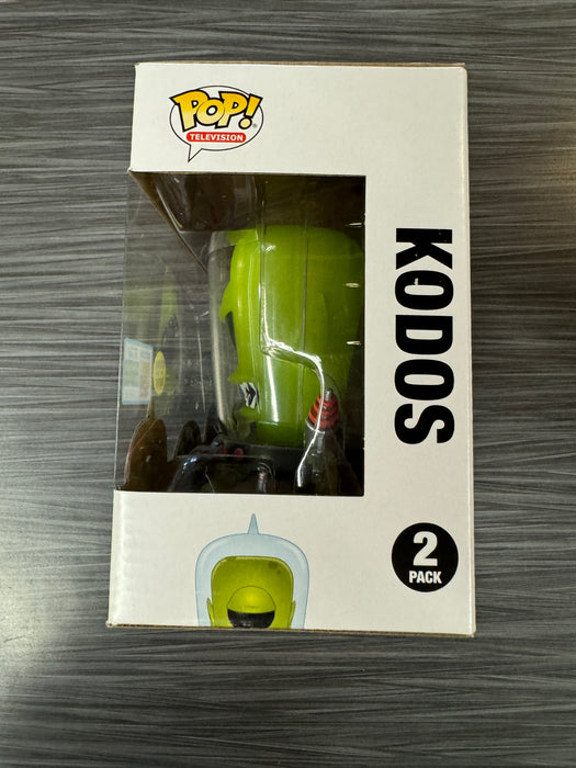 Funko POP! Television: The Simpsons Treehouse of Horror - Kang & Kodos [2-Pack] (GiTD)(2019 SDCC)(Damaged Box)