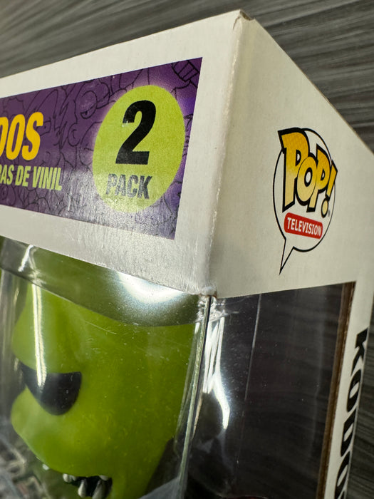 Funko POP! Television: The Simpsons Treehouse of Horror - Kang & Kodos [2-Pack] (GiTD)(2019 SDCC)(Damaged Box)