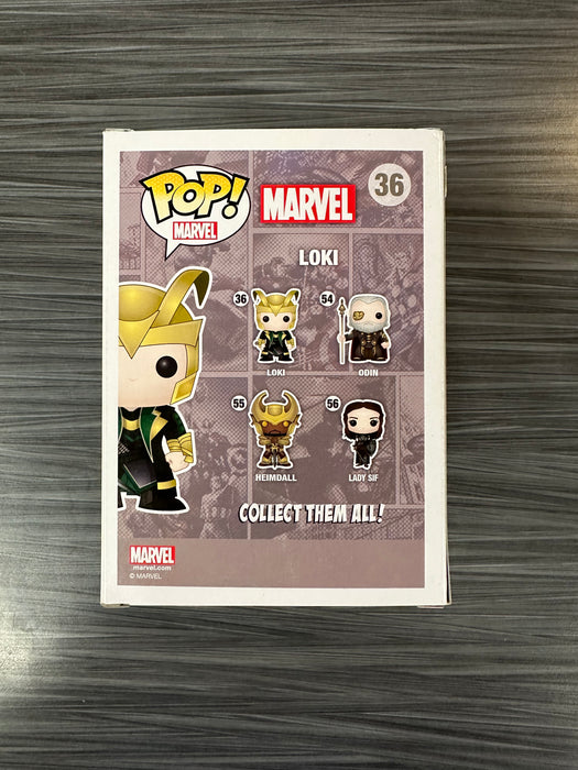 Funko POP! Marvel: Marvel - Loki (Hot Topic)(Damaged Box)(Missing Sticker) #36