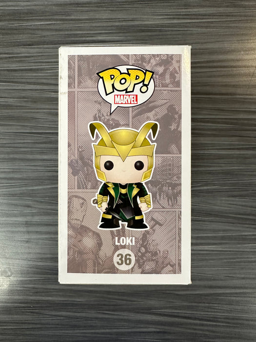 Funko POP! Marvel: Marvel - Loki (Hot Topic)(Damaged Box)(Missing Sticker) #36