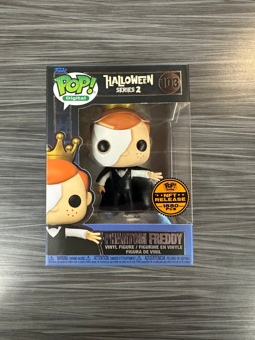 Funko POP! Digital: Halloween Series 2 - Phantom Freddy  (NFT Release)(1550 PCS)(Damaged Box) #103