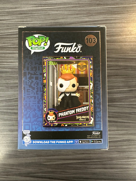 Funko POP! Digital: Halloween Series 2 - Phantom Freddy  (NFT Release)(1550 PCS)(Damaged Box) #103