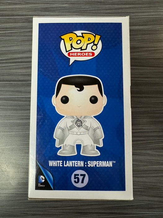 Funko POP! Heroes: Super Heroes - White Lantern: Superman (Fugitive Toys)(Damaged Box)  #57