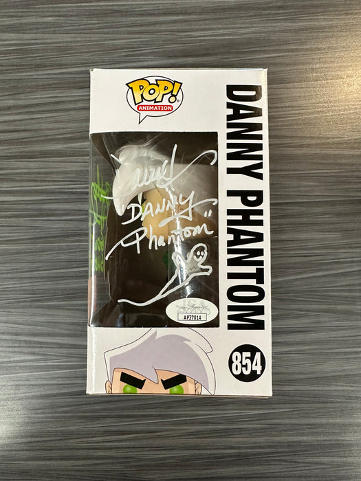 Funko POP! Animation: Nickelodeon Danny Phantom - Danny Phantom (2020 NYCC)(Signed/David Kaufman&Butch Hartman/JSA)(Damaged Box) #854