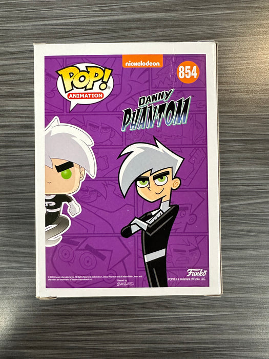 Funko POP! Animation: Nickelodeon Danny Phantom - Danny Phantom (2020 NYCC)(Signed/David Kaufman&Butch Hartman/JSA)(Damaged Box) #854