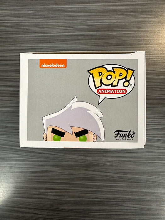 Funko POP! Animation: Nickelodeon Danny Phantom - Danny Phantom (2020 NYCC)(Signed/David Kaufman&Butch Hartman/JSA)(Damaged Box) #854