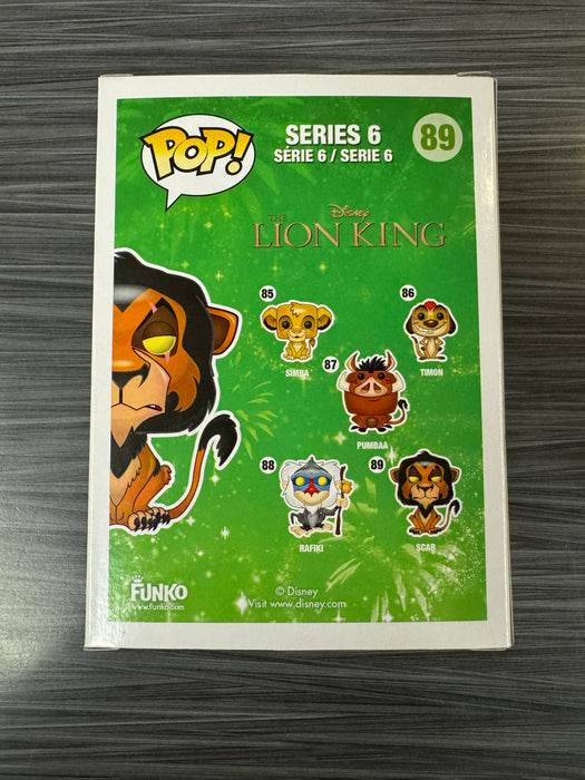 Funko POP! Disney: Scar (Damaged Box) #89