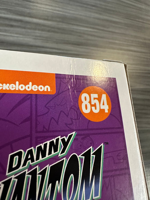 Funko POP! Animation: Nickelodeon Danny Phantom - Danny Phantom (2020 NYCC)(Signed/David Kaufman&Butch Hartman/JSA)(Damaged Box) #854