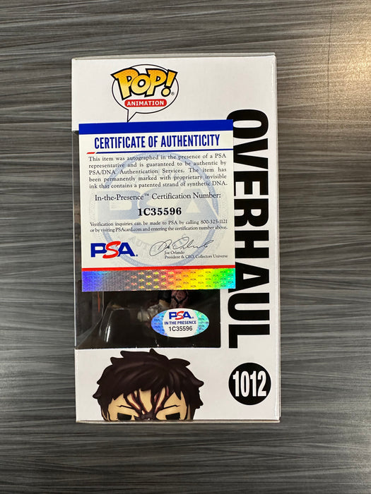 Funko POP! Animation: My Hero Academia - Overhaul (Chalice)(Signed/Kellen Goff/PSA) #1012