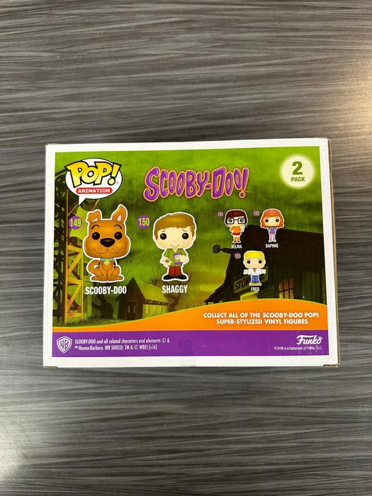 Funko POP! Animation: Scooby-Doo - Scooby-Doo With Shaggy (F.Y.E)(Damaged Box)[2Pack](Signed/Matthew Lillard/JSA)