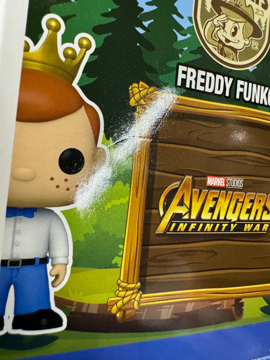 Funko POP! Camp Fundays: Freddy Funko As Captain America (Metallic)(2023 Camp Fundays)(2000PCS)(Damaged Box) #SE