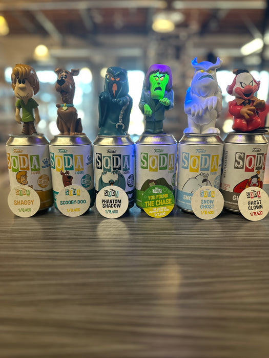 Funko Vinyl Soda: Animation - Scooby-Doo 6-Pack Vinyl Sodas with Cooler [OPENED] (10,000 Pcs)