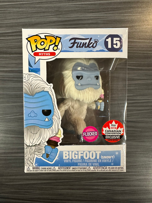 Funko POP! Myths - Bigfoot Snowy (Canadian Convention)(Flocked)(Damaged Box)[A] #15