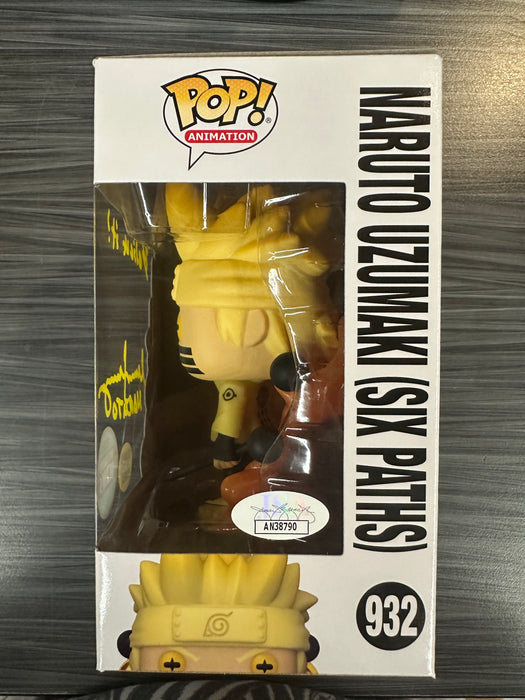 Funko POP! Animation: Naruto Shippuden - Naruto (Sixth Path Sage)(GiTD)(Specialty Series)(Signed/Maile Flanagan/JSA) #932