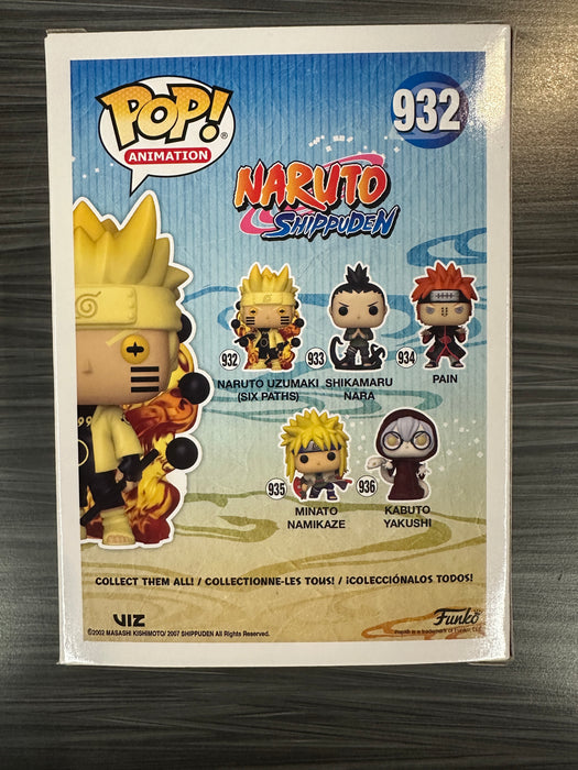 Funko POP! Animation: Naruto Shippuden - Naruto (Sixth Path Sage)(GiTD)(Specialty Series)(Signed/Maile Flanagan/JSA) #932