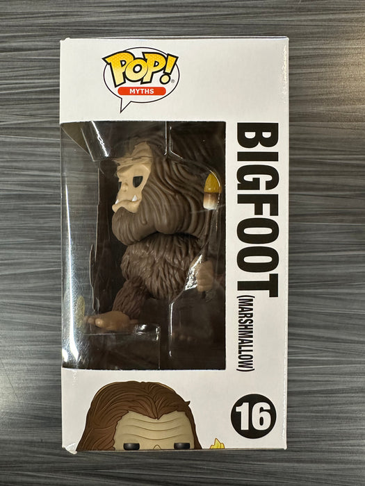 Funko POP! Myths - Bigfoot [Marshmallow] (GiTD)(Funko)(Damaged Box) [A]#16